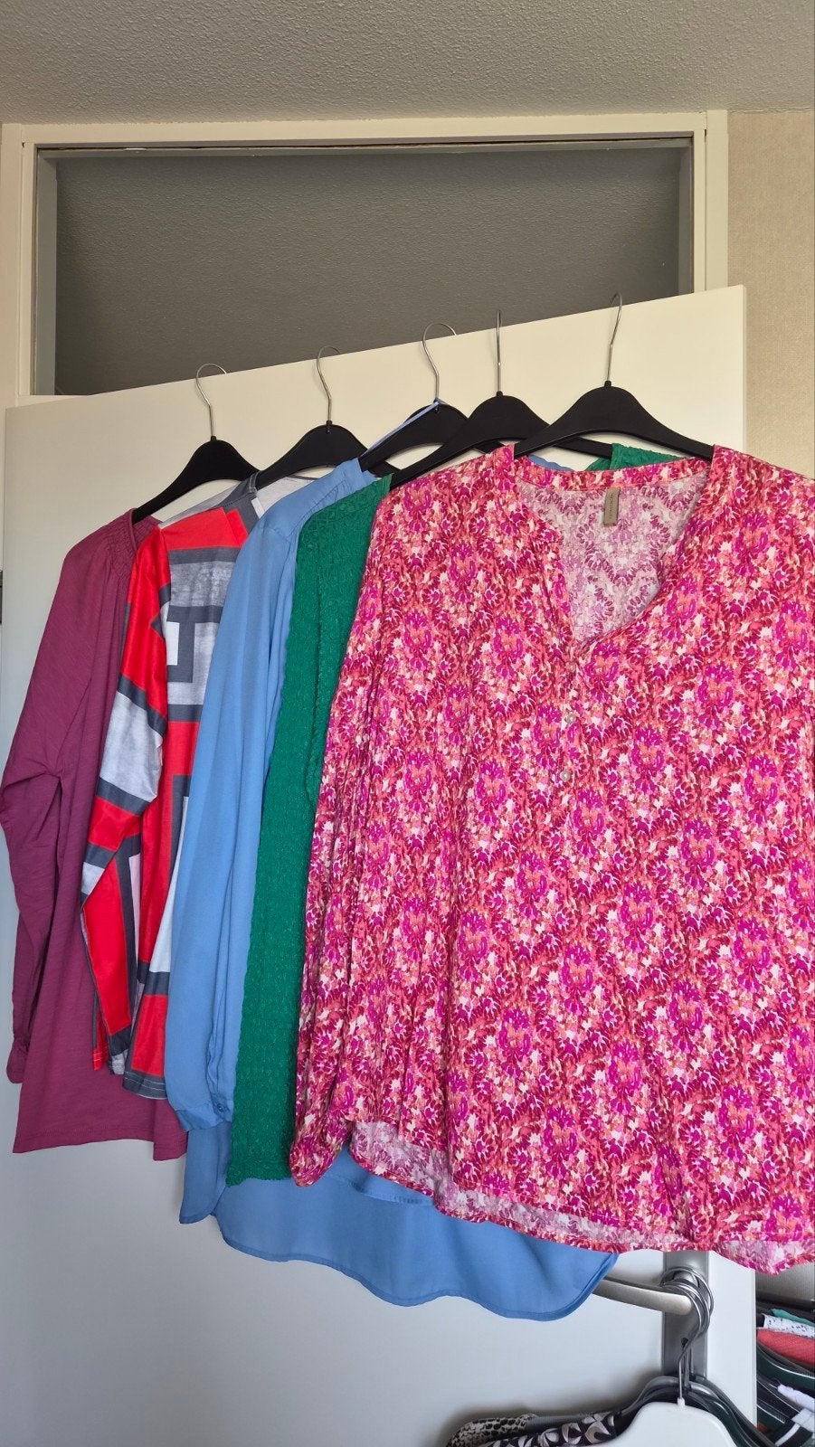Diverse blouses en tops in maat XL, Ophalen of Verzenden, Gedragen, Maat 46/48 (XL) of groter, Roze