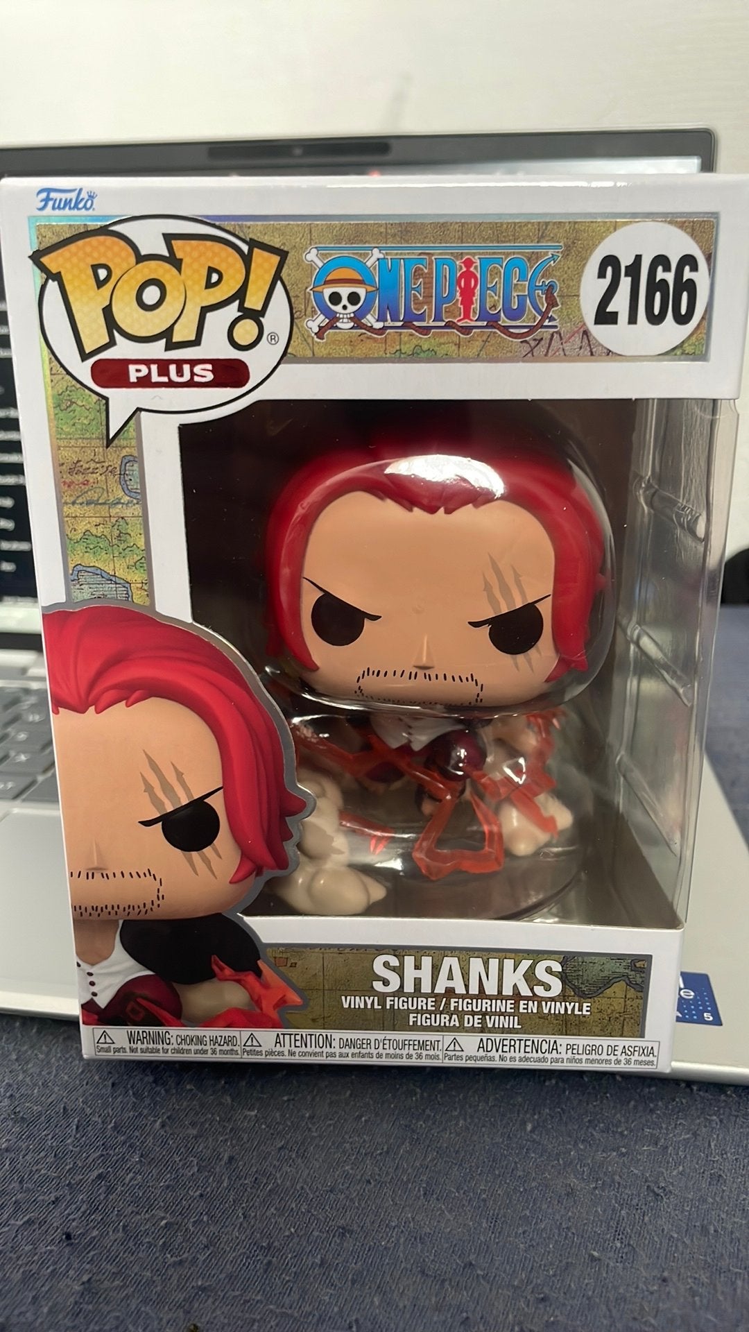 One piece Shanks Funko Pop, Ophalen of Verzenden, Zo goed als nieuw