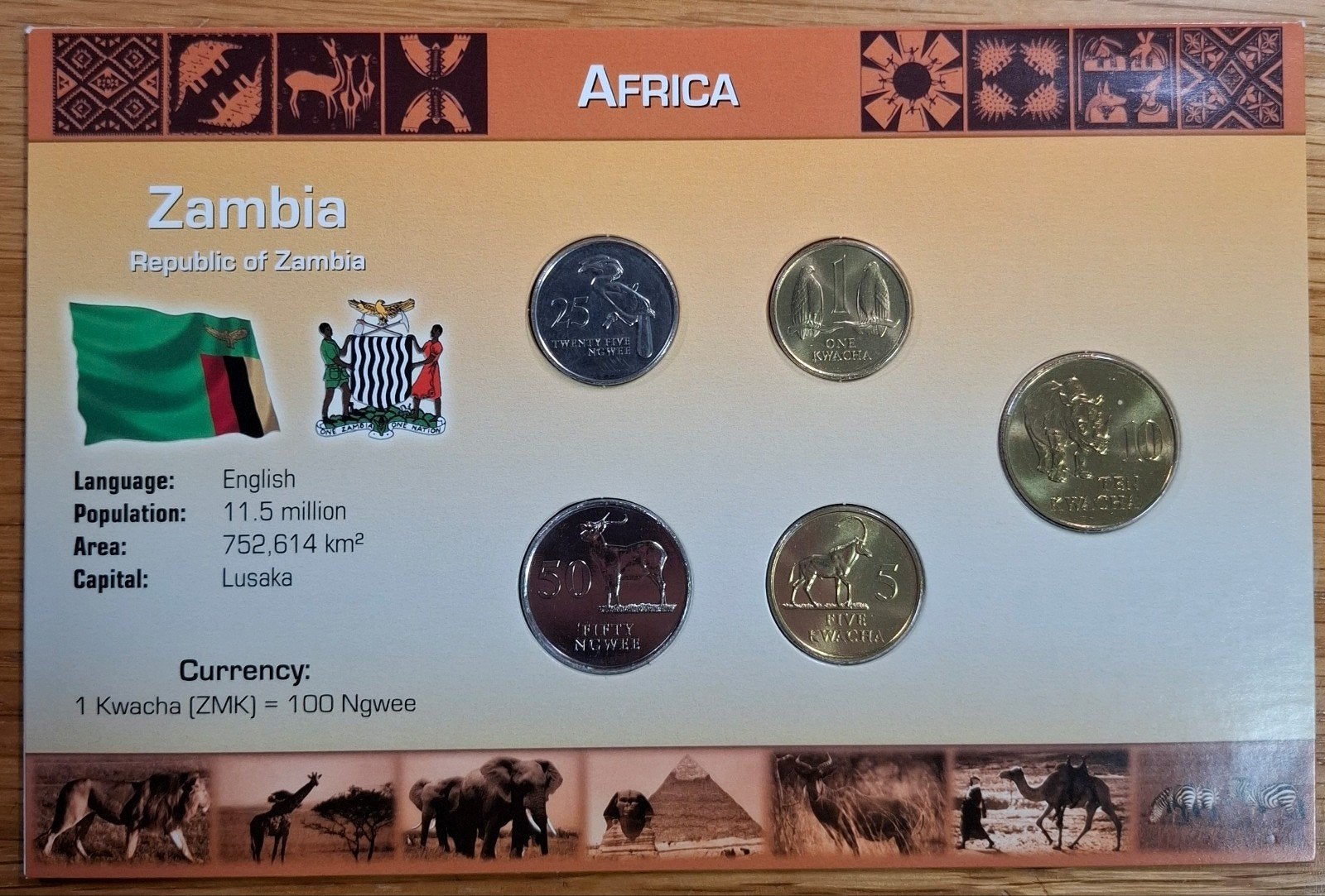 19# Coins of the World muntset Zambia, Ophalen of Verzenden, Zambia