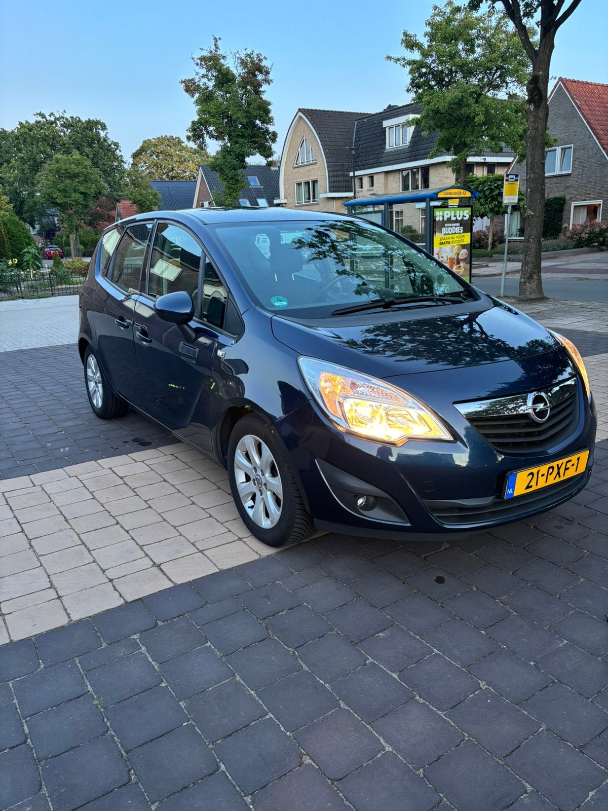 Opel Meriva 1.4 Turbo Ecotec 120pk 2011 Blauw, Auto's, Voorwielaandrijving, 680 kg, 4 cilinders, Blauw
