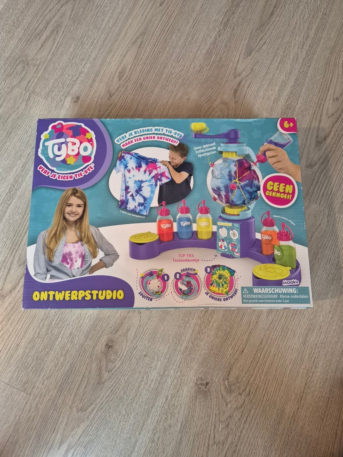 Tybo Ontwerpstudio - Maak je eigen tie-dye kleding!, Ophalen, Overige thema's, Nieuw, Meerkleurig