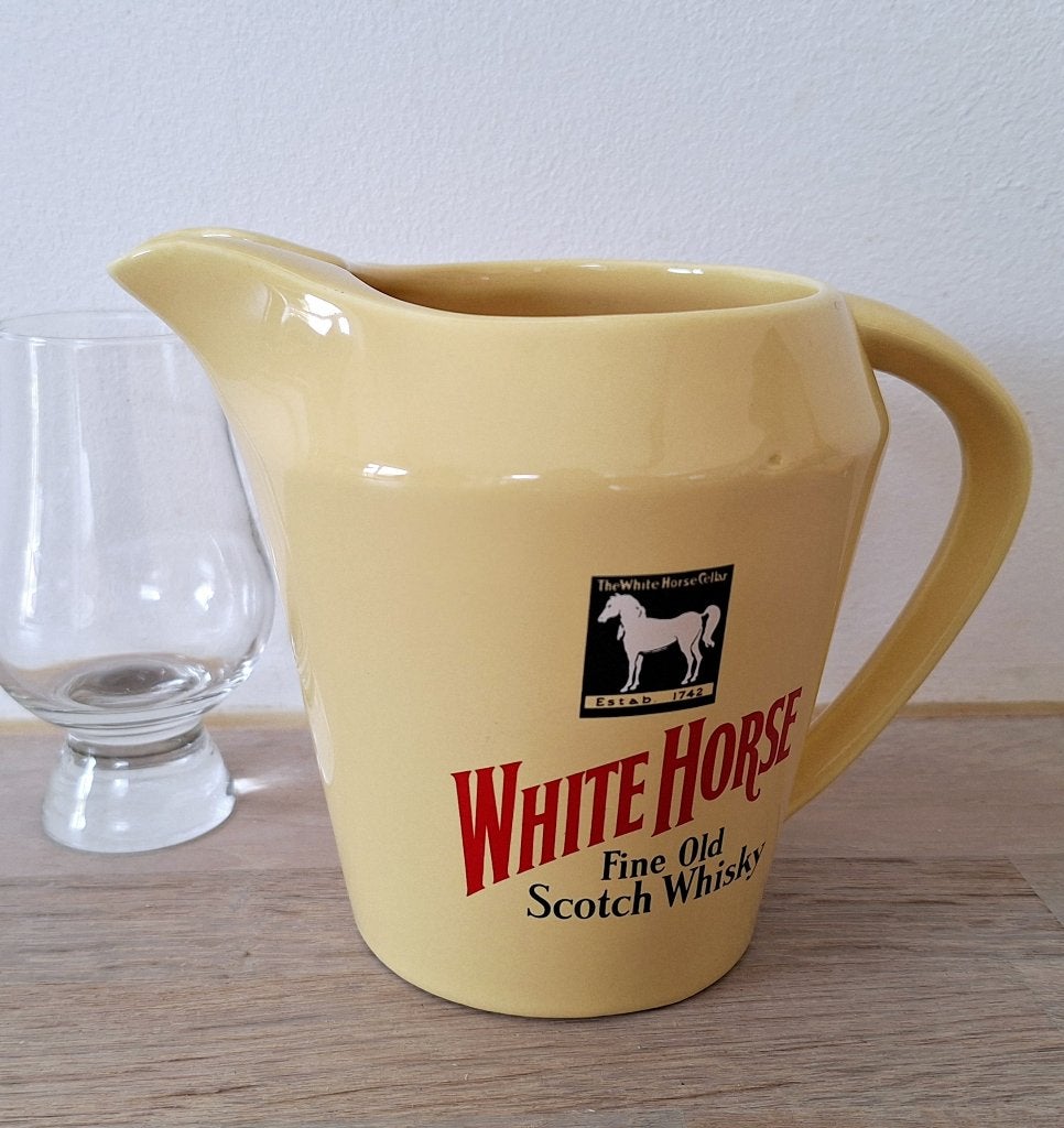 Vintage White Horse Waterkan, Wade Potterie England, Ophalen of Verzenden