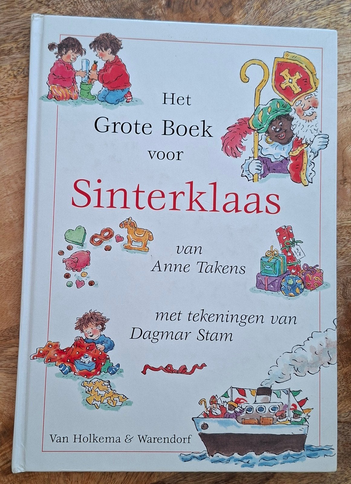 Het grote boek voor Sinterklaas- Anne Takens/ Dagmar Stam, Ophalen of Verzenden