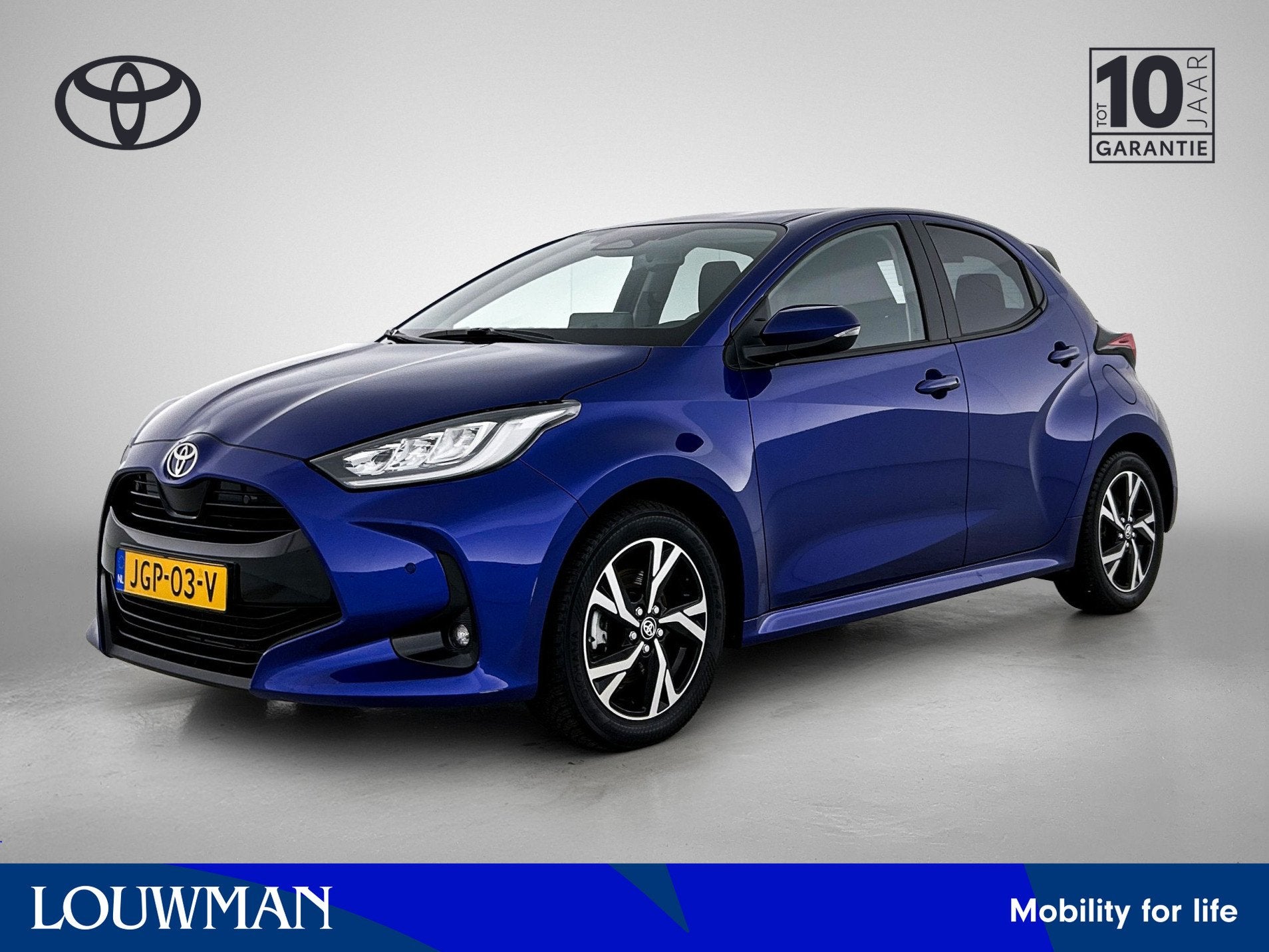 Toyota Yaris 1.5 Hybrid 115 Dynamic | Comfort Pack |, Auto's, Gebruikt, Blauw, Hybride Elektrisch/Benzine, 3 cilinders