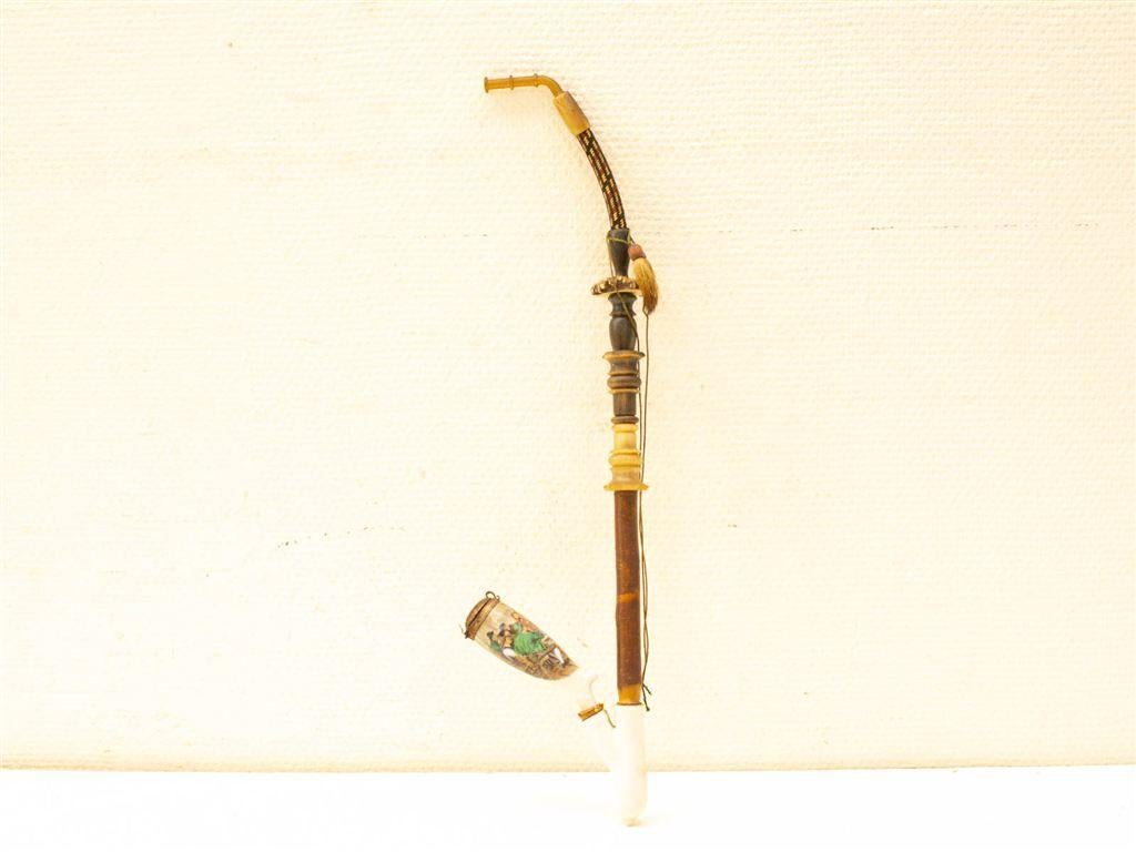 Porseleinen pijp 34649, Ophalen of Verzenden, Gebruikt, Sigarenbandjes