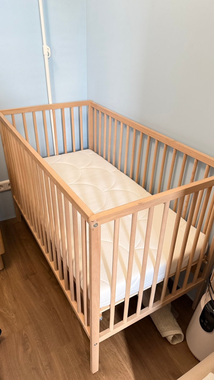 Babybed 60x120, Kinderen en Baby's, Babywiegjes en Ledikanten, Ophalen, Nieuw, Ledikant