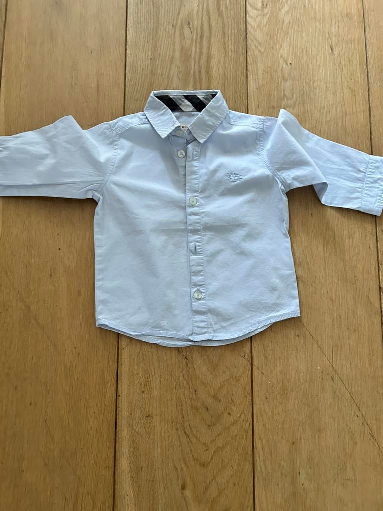 Prachtig Burberry bloesje maat 74, Ophalen of Verzenden, Zo goed als nieuw, Jongetje, Overhemdje of Bloesje
