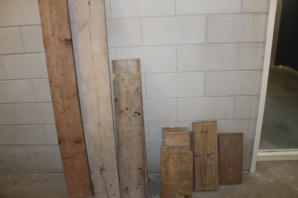 Steigerhout, Ophalen, Gebruikt, 25 tot 50 mm, Plank