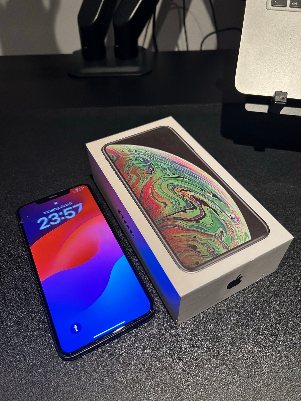 iPhone XS Max 64GB Zwart, Telecommunicatie, Mobiele telefoons | Apple iPhone, Zwart, 78 %, Ophalen of Verzenden, IPhone XS Max