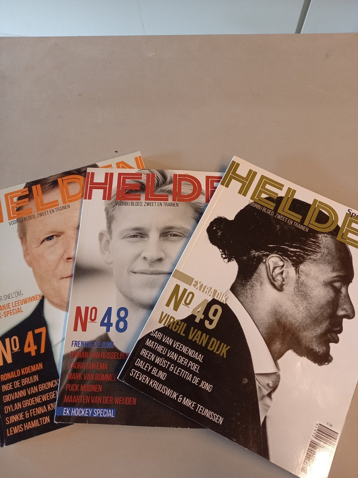 Helden Magazine Nrs. 47, 48, 49 - Sportjaar 2019, Ophalen of Verzenden, Nieuw, Sport en Vrije tijd