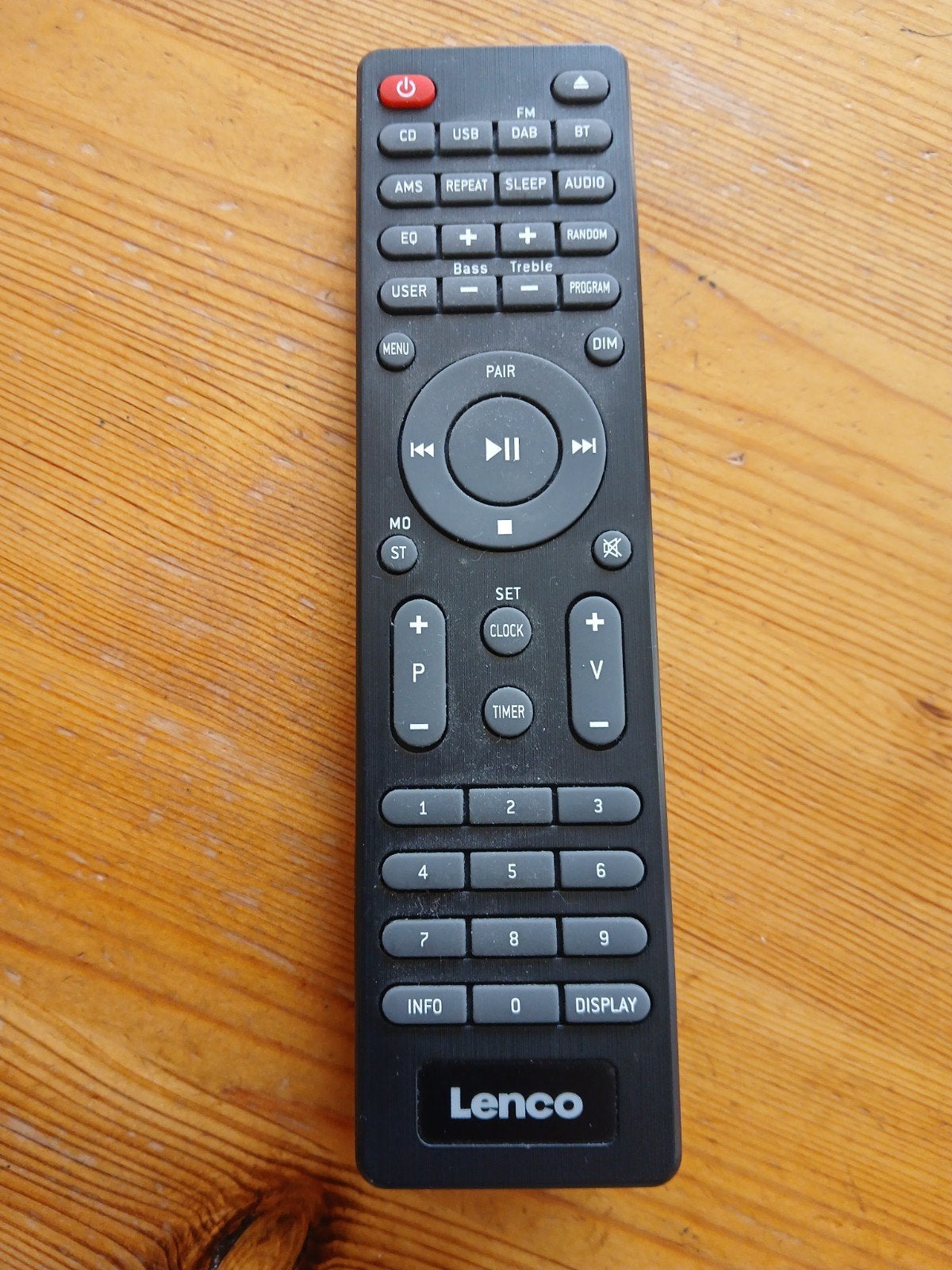 gezocht: afstandsbediening LENCO type DAR 070, Ophalen of Verzenden