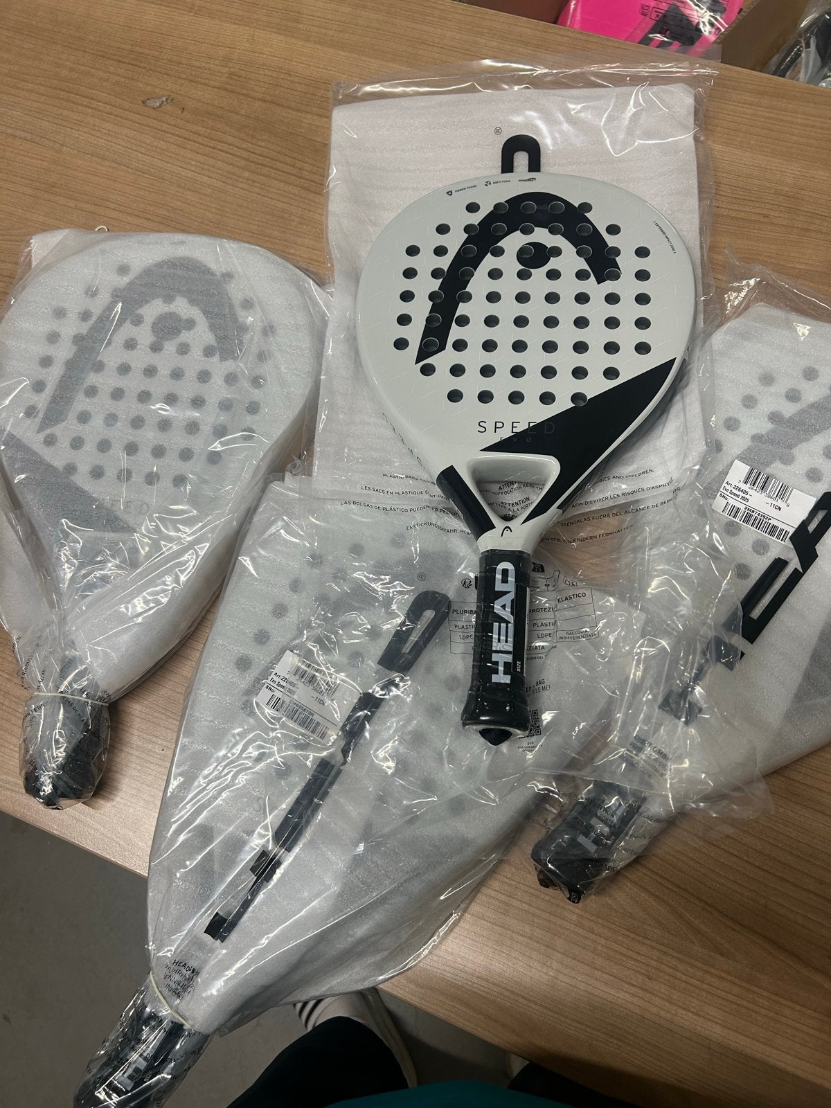 4x Nieuwe Head Evo Speed Padel Rackets, Sport en Fitness, Padel, Ophalen of Verzenden, Nieuw, Padelracket