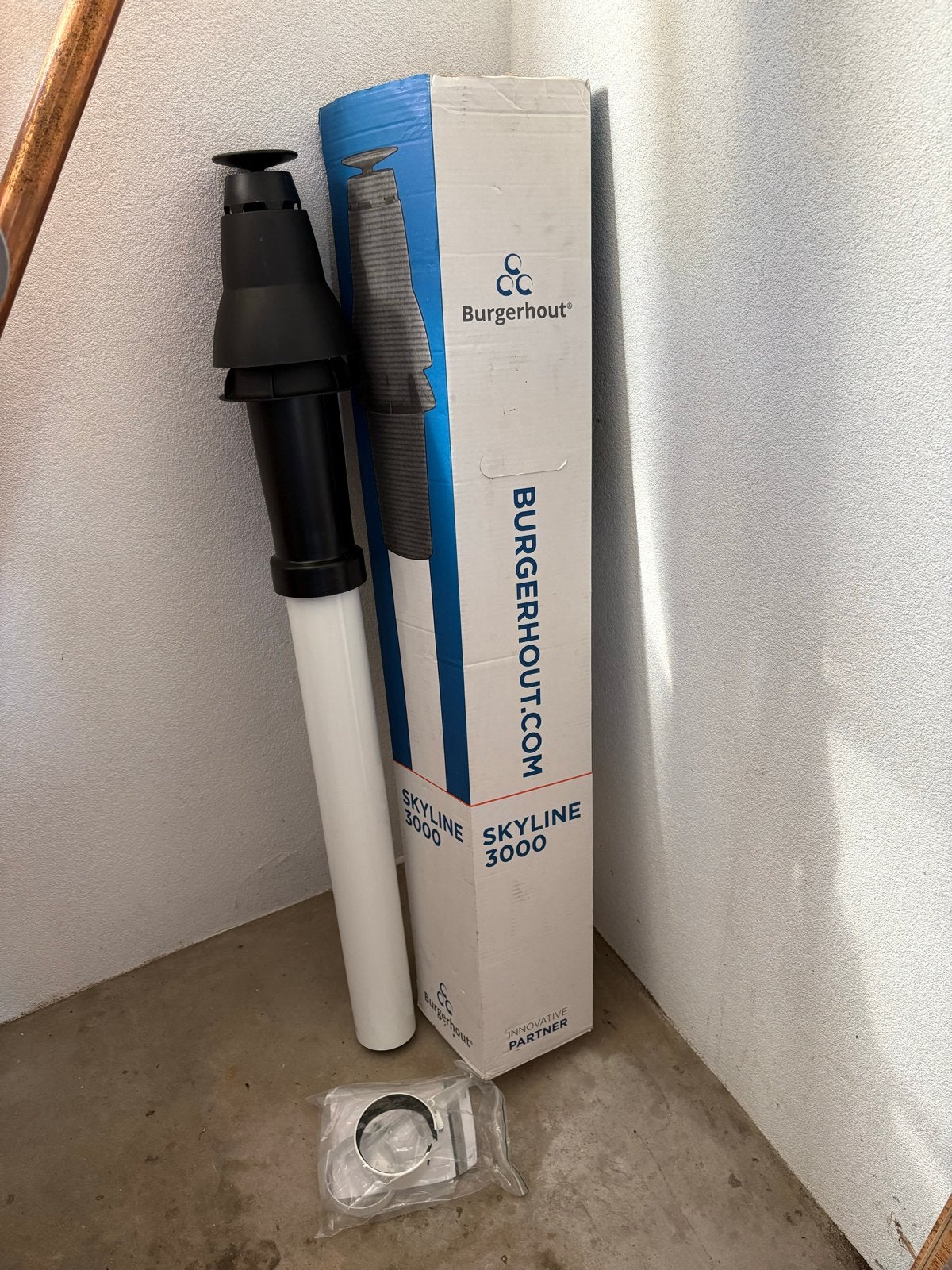 Burgerhout Skyline 3000 dakdoorvoer, Ophalen, Nieuw, Ventilator en Afzuiger