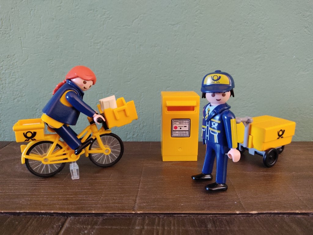 Playmobil 4403 postbodes, Ophalen of Verzenden, Zo goed als nieuw, Complete set