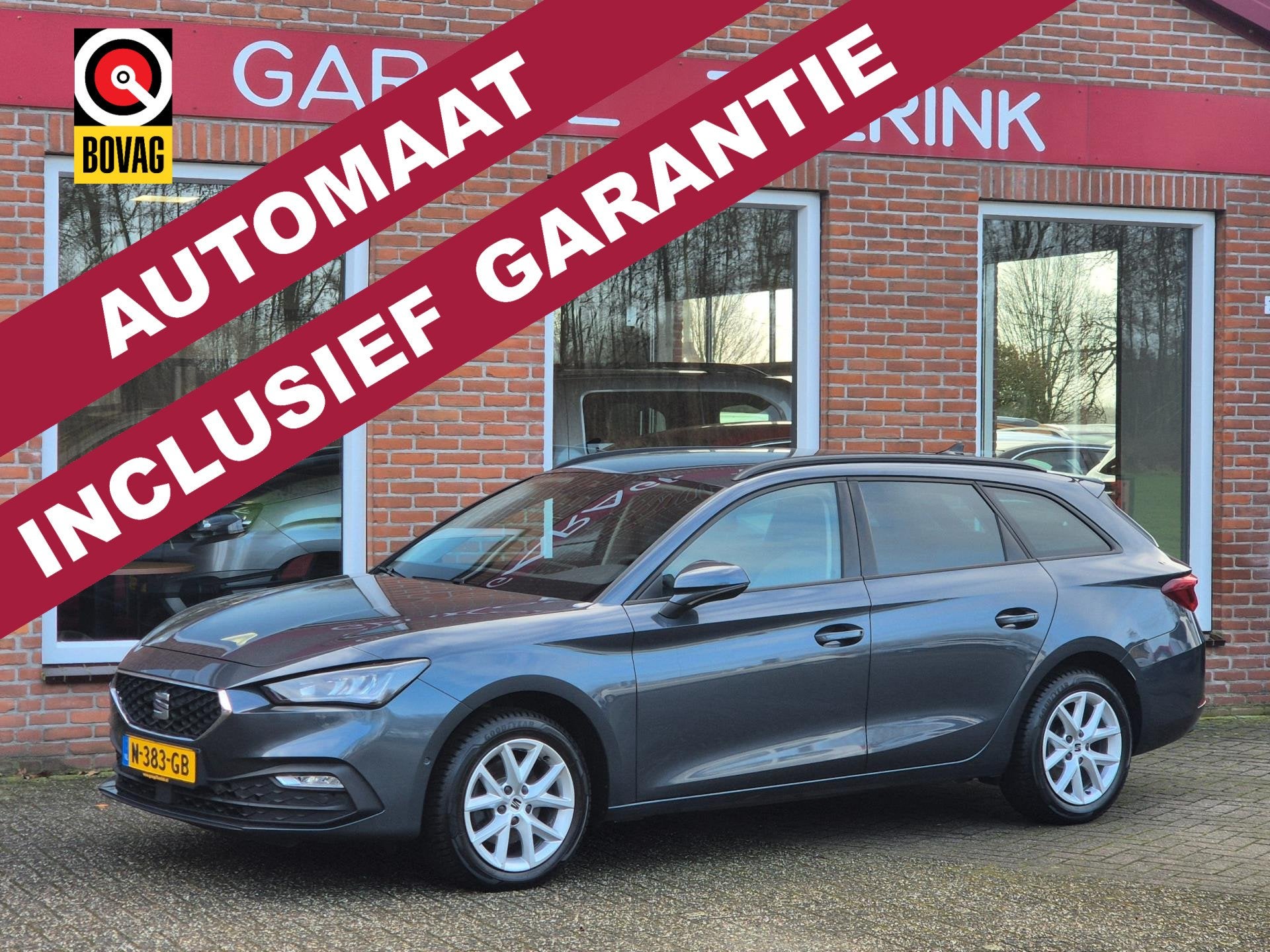 Seat Leon Sportstourer 1.0 eTSI Style Business Intense 110PK, Auto's, Stof, Euro 6, 700 kg, Leon