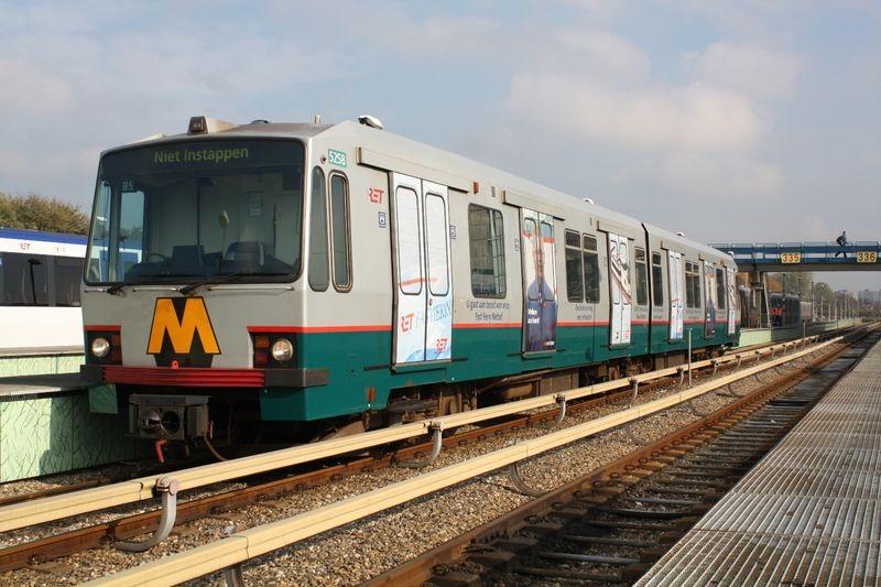 RET metro SG2 - Uitvoering Na midlife (grijs, groen, rood), Ophalen of Verzenden, Gelijkstroom of Wisselstroom, Brug, Tunnel of Gebouw