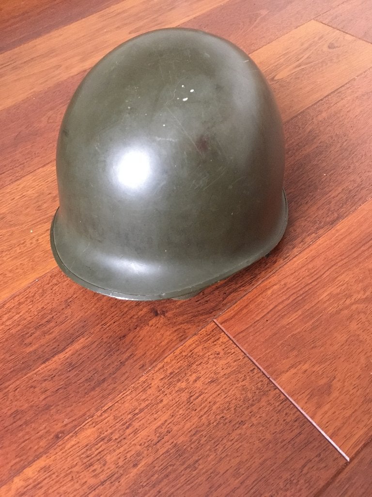 Nederlandse M53-troepenhelm, Verzamelen, Militaria | Algemeen, Ophalen of Verzenden, Landmacht, Nederland, Helm of Baret