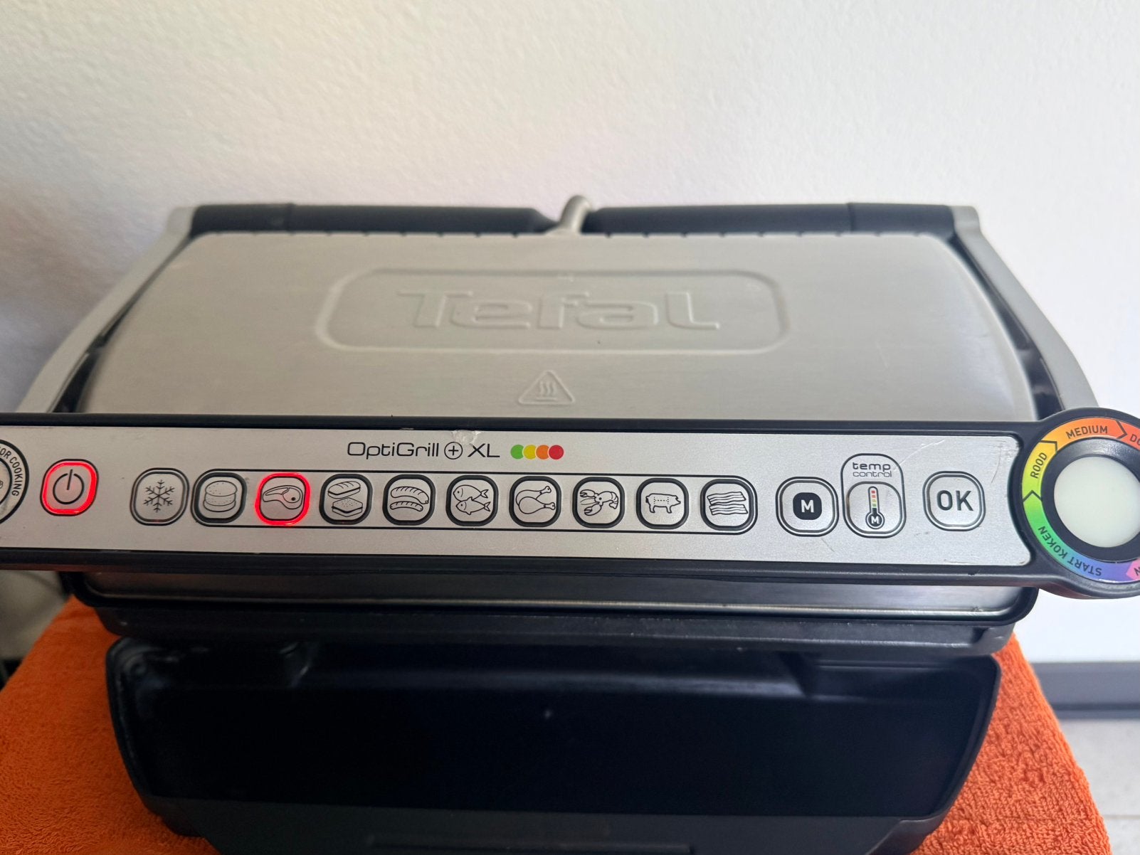 Tefal Optigrill+ GC722 D, Ophalen of Verzenden, Gebruikt