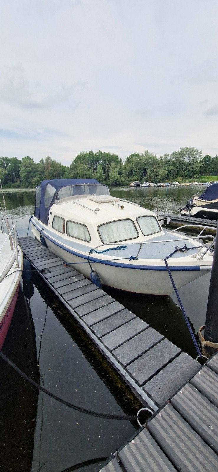 Kajuitboot motorboot kruiser waterland, Watersport en Boten, Motorboten en Motorjachten, Ophalen, Gebruikt, Diesel, Waterland