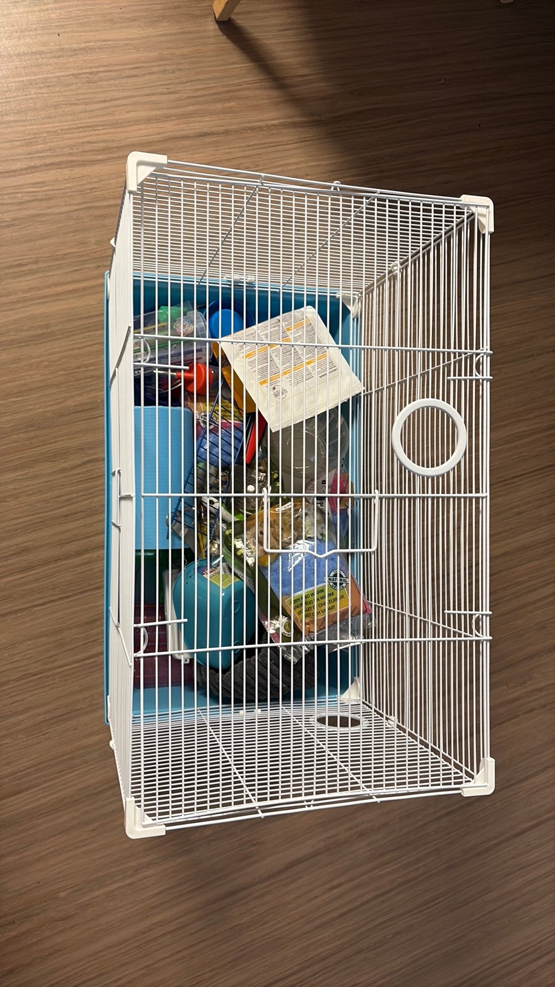 Mooie hamster kooi met accessoires, Dieren en Toebehoren, Kooi, Minder dan 75 cm, Zo goed als nieuw, Hamster