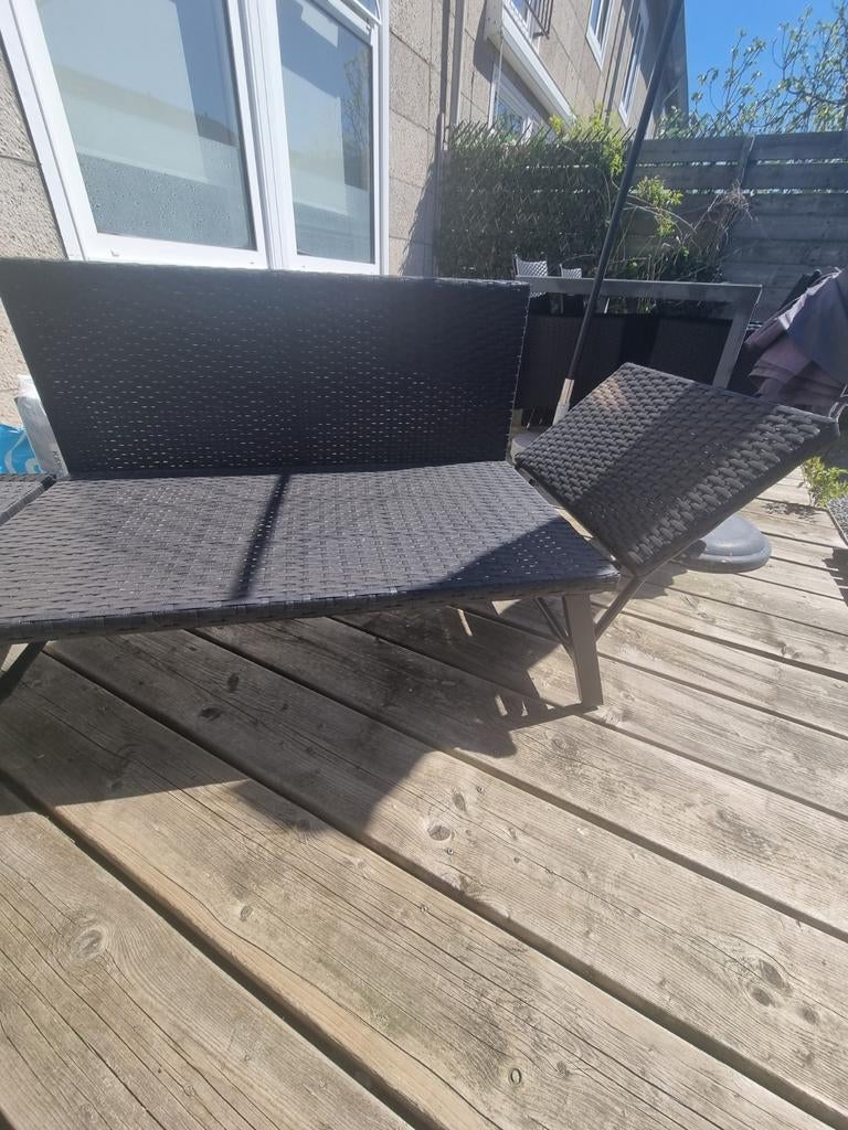 Gratis: Nieuwe Action loungebank met kussens, 2 zitplaatsen, Nieuw, Ophalen of Verzenden, Loungeset