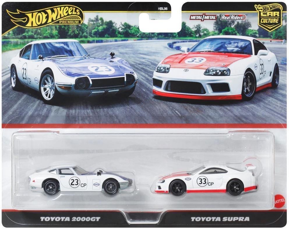 2025 Hot Wheels Premium 2-Pack Toyota Supra & Toyota 2000 GT, Kinderen en Baby's, Speelgoed | Speelgoedvoertuigen, Ophalen of Verzenden