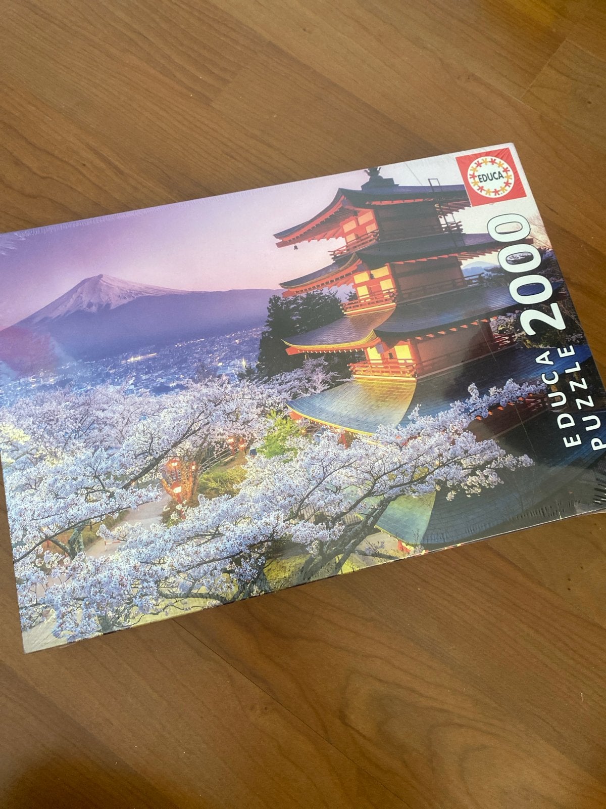 Nieuwe Educa Japanse puzzel 2000 stukjes - Mount Fuji, Ophalen, Meer dan 1500 stukjes, Nieuw, Legpuzzel