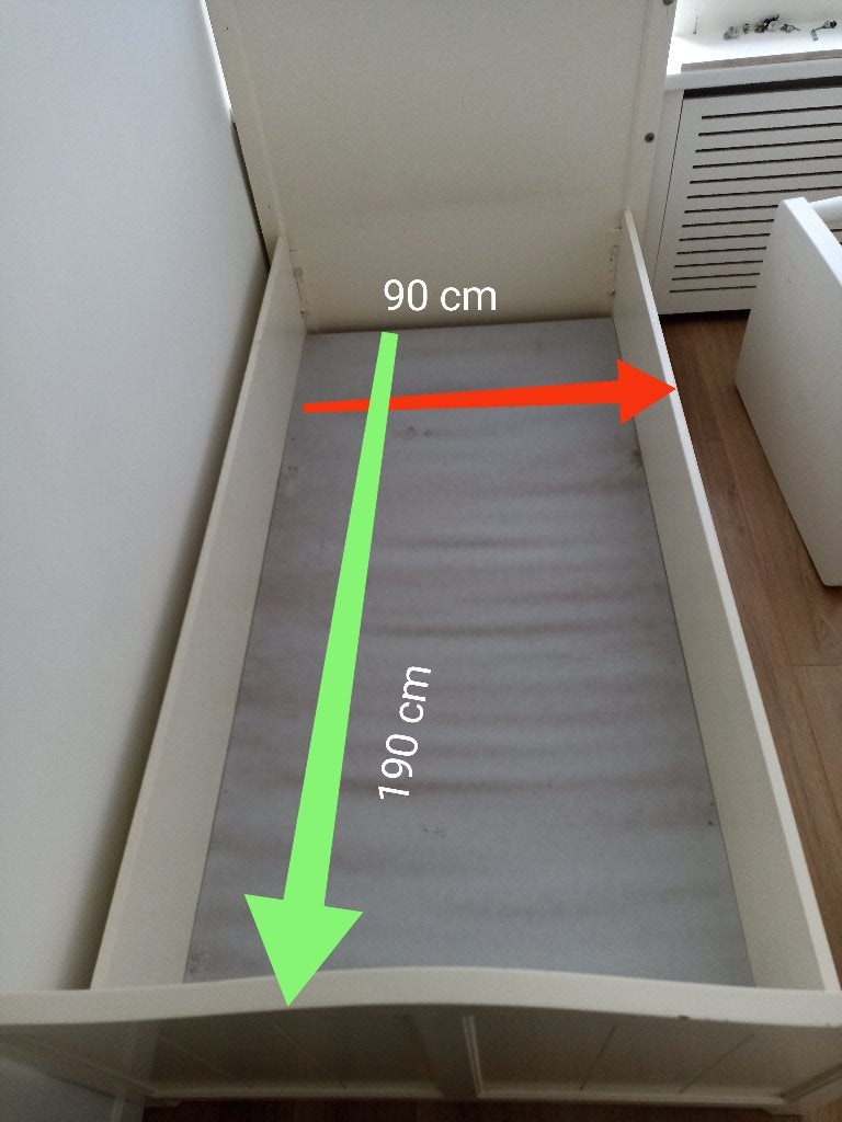 FREE  -  Single Bed Frame, Huis en Inrichting, Ophalen, Gebruikt, 90 cm, Eenpersoons