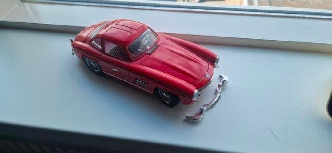 Mercedes 300 sl gullwing modelauto 1:18, Hobby en Vrije tijd, Ophalen of Verzenden