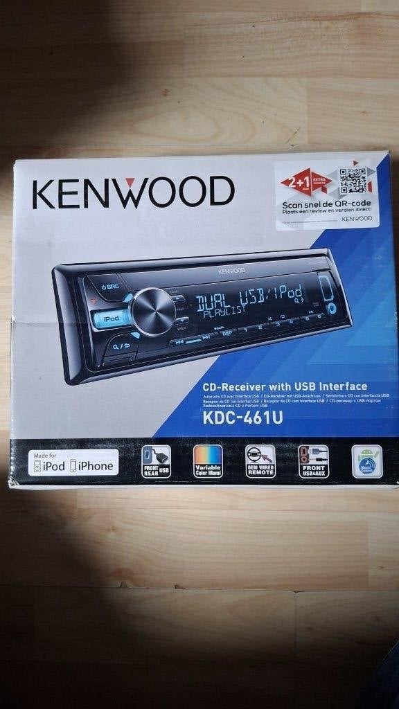 Kenwood kdc-461u(cd/mp3/usb/aux/made for I-Phone/vari color), Info@nl.jvckenwood.com, Nieuw, Ophalen of Verzenden, Kenwood