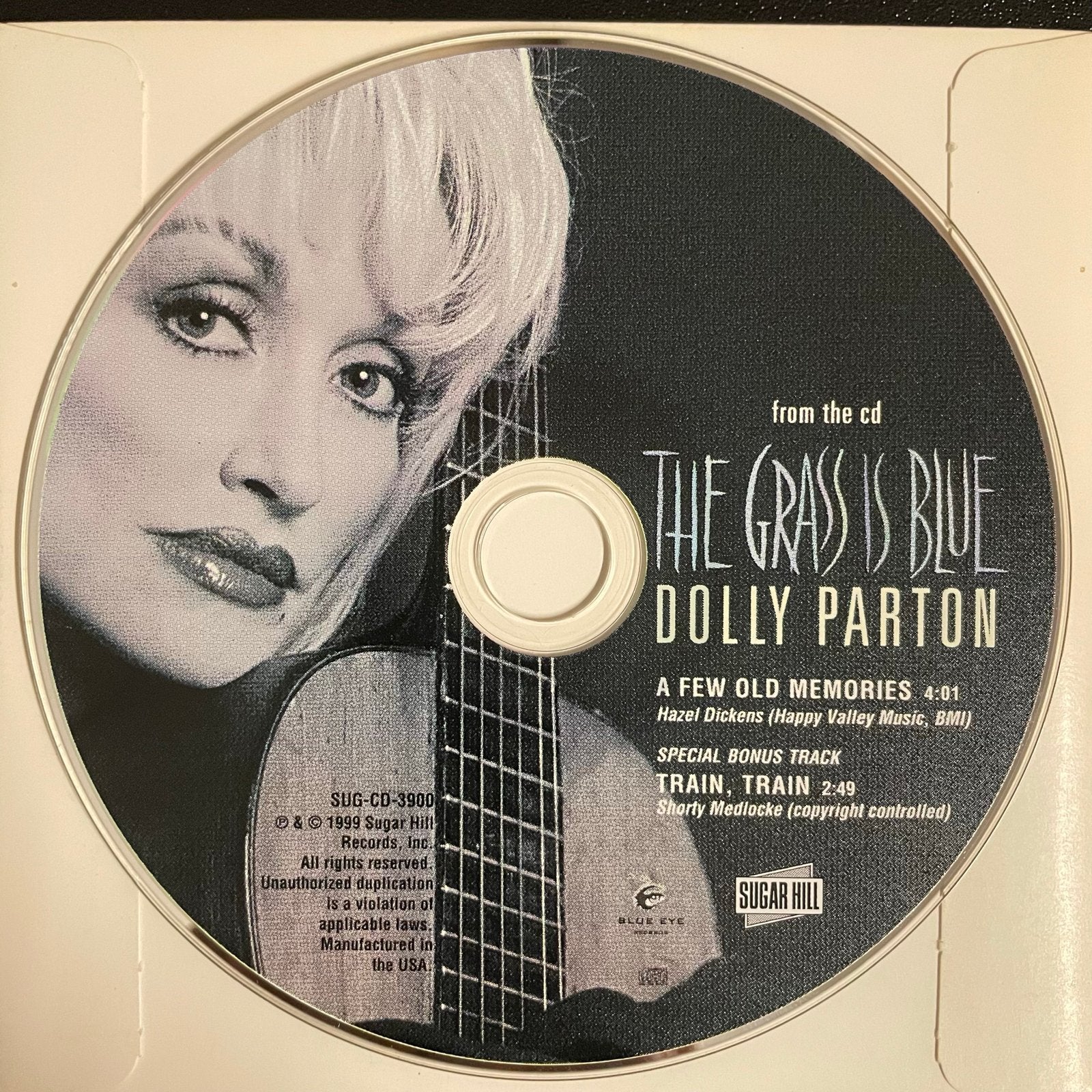 Dolly Parton - The Grass Is Blue - Picture Disc CD Promo USA, Pop, Ophalen of Verzenden, Single, Promo