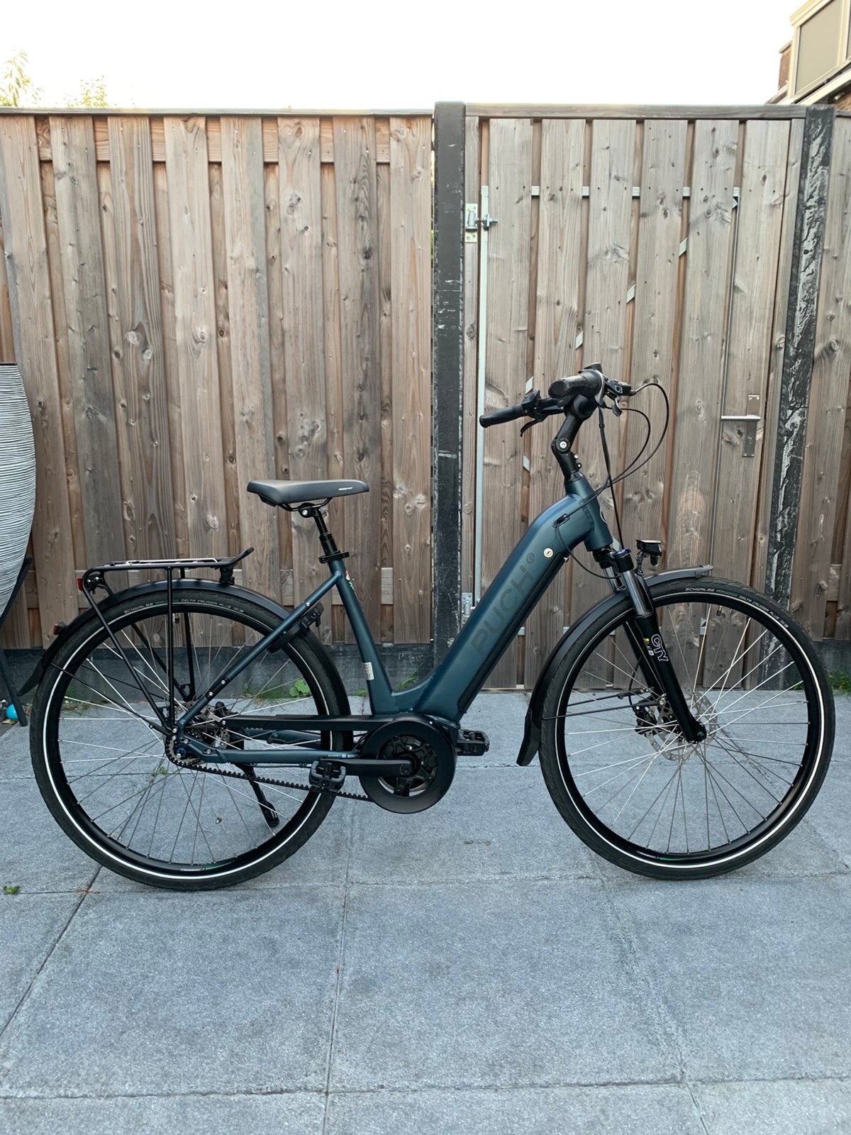 Nette Puch elektrische fiets bosch middenmoter, snaar/belt, Ophalen, Gebruikt, Overige merken
