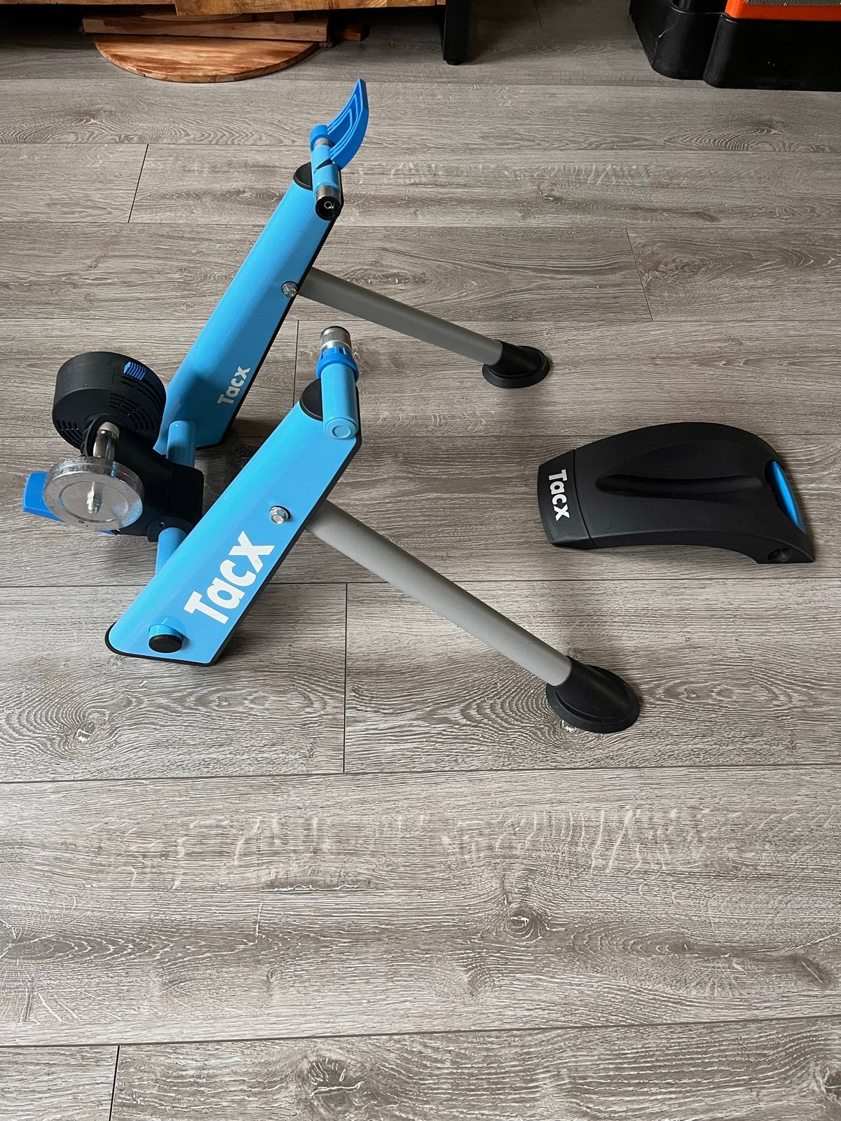 Tacx Blue Matic fietstrainer met voorwielsteun, Sport en Fitness, Wielrennen, Ophalen, Zo goed als nieuw, Overige typen