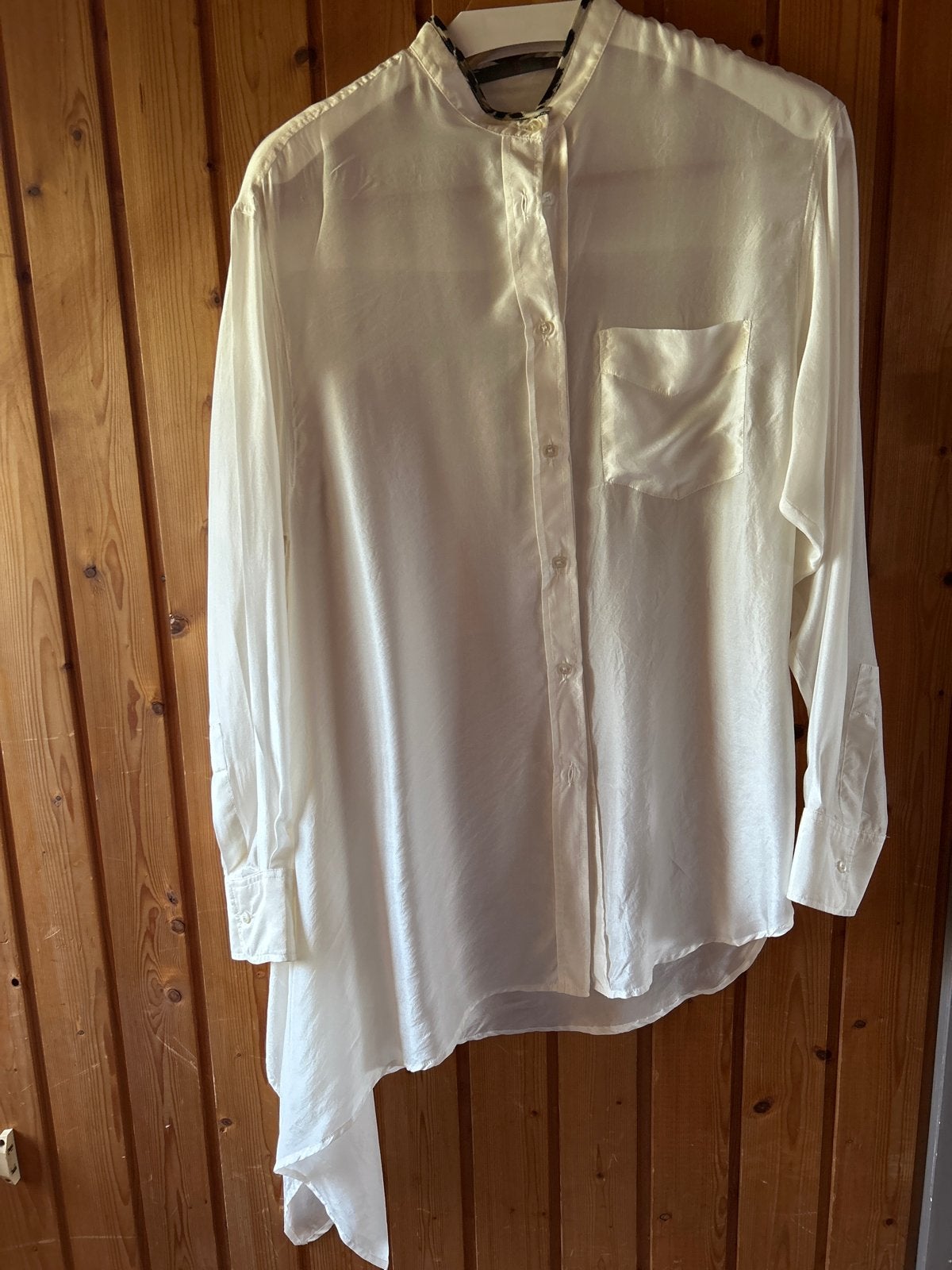 Elegante 1970 SEVENTY blouse met asymmetrische zoom, Kleding | Dames, Ophalen of Verzenden, Zo goed als nieuw, Maat 38/40 (M)