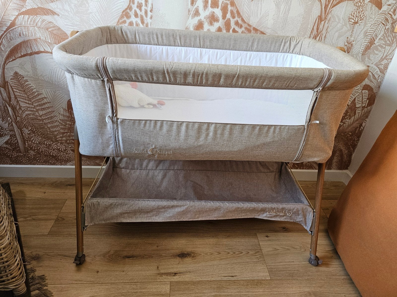 Chipolino Sweet Dreams Wieg/Co-sleeper - Verstelbaar, Ophalen, Gebruikt, Wieg