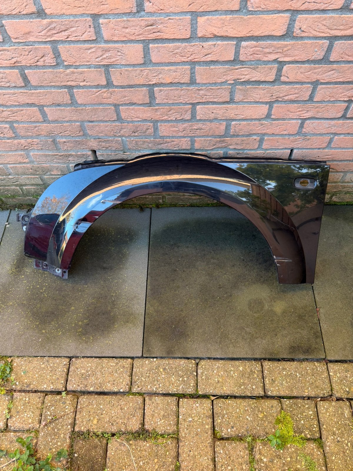 Spatbord Zijscherm Fender links - Audi TT 8n Zwart LY9B, Ophalen, Gebruikt, Links, Audi