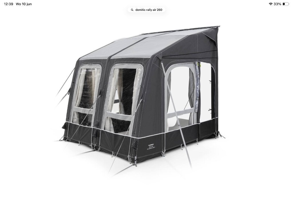 Dometic rally air, Ophalen, Gebruikt