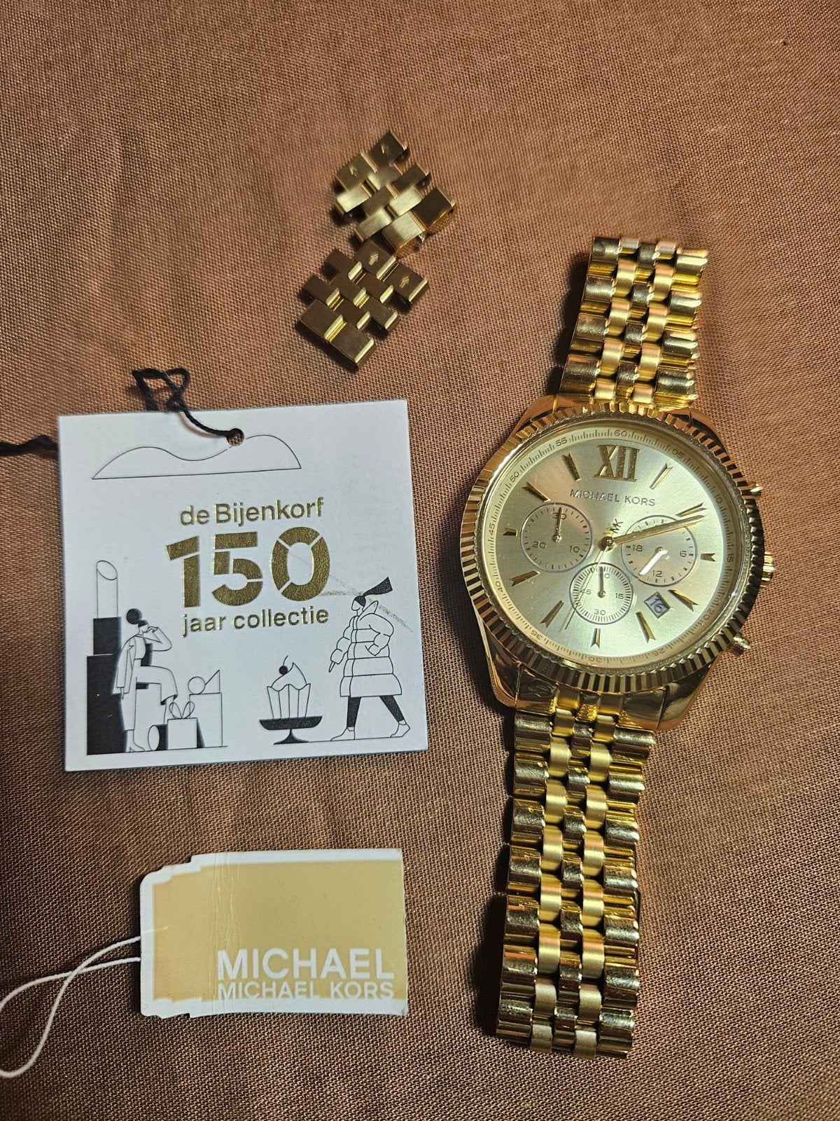 Michael Kors MK6709 Gouden Dameshorloge - Nieuw in Doos, Ophalen of Verzenden, Nieuw