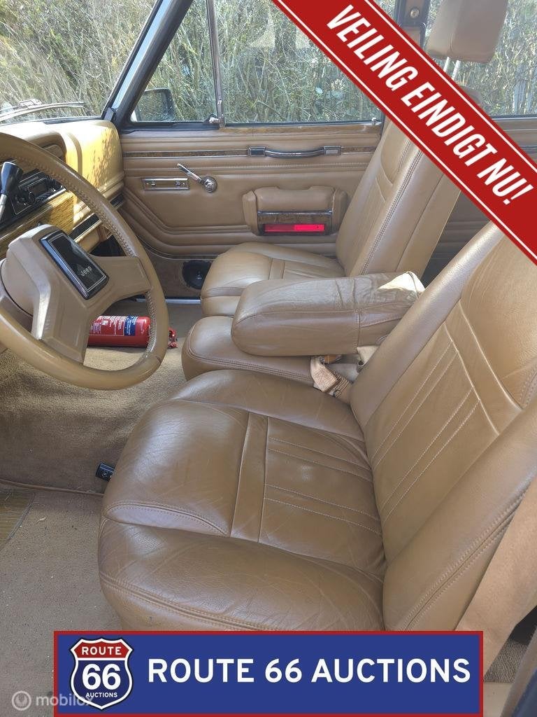 Jeep Grand Wagoneer | 1986 | Route 66 Auctions, Jeep, Overige carrosserieën, Zwart, Bedrijf