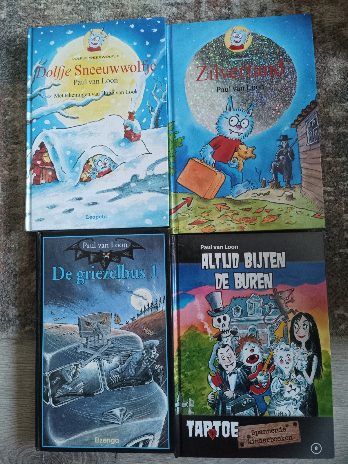 Paul van Loon boeken: Dolfje Weerwolfje, Griezelbus, etc., Boeken, Ophalen, Gelezen, Paul van Loon, Fictie algemeen