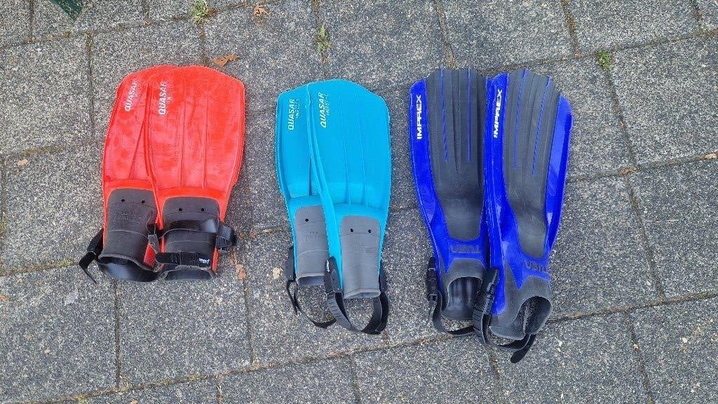 Reef en Tusa duik flippers - diverse maten, Watersport en Boten, Duiken, Ophalen of Verzenden, Gebruikt, Zwem- of Duikvliezen