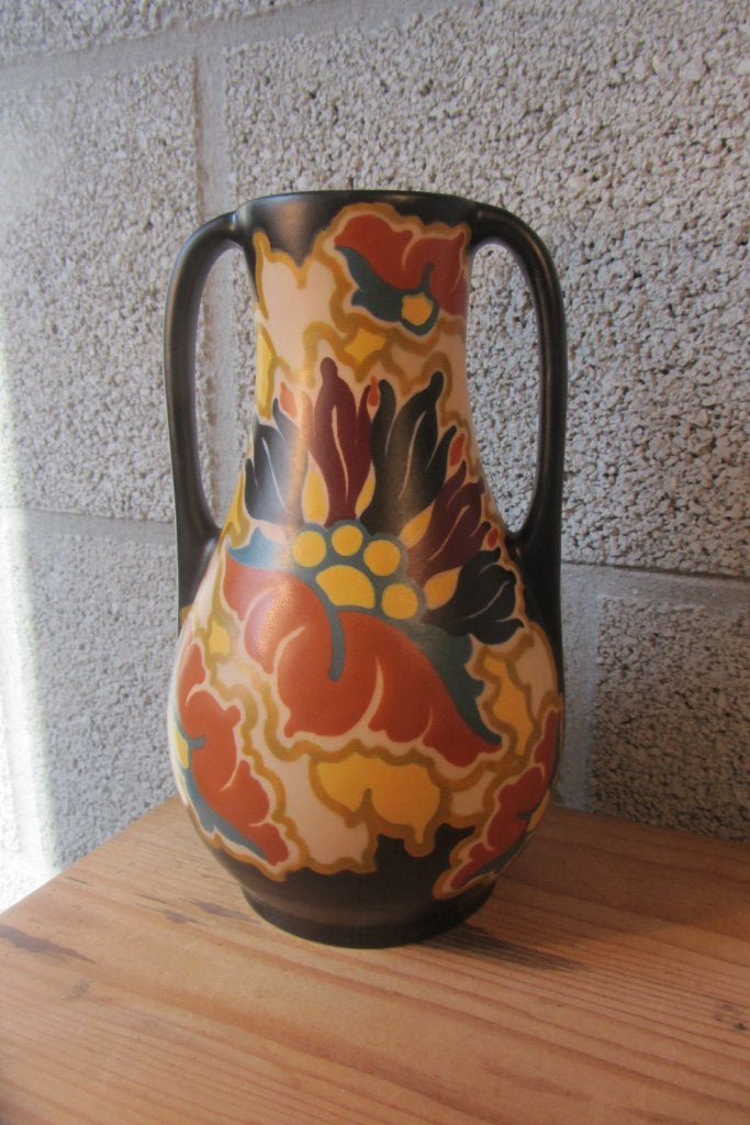Vaas (plateel) van Regina, Gouda, Ophalen of Verzenden