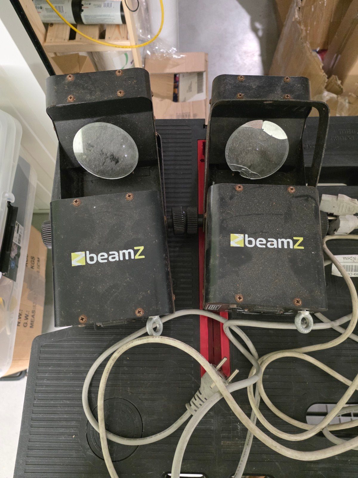 BeamZ lichteffecten - moeten schoongemaakt en gerepareerd, Ophalen of Verzenden, Gebruikt, Licht