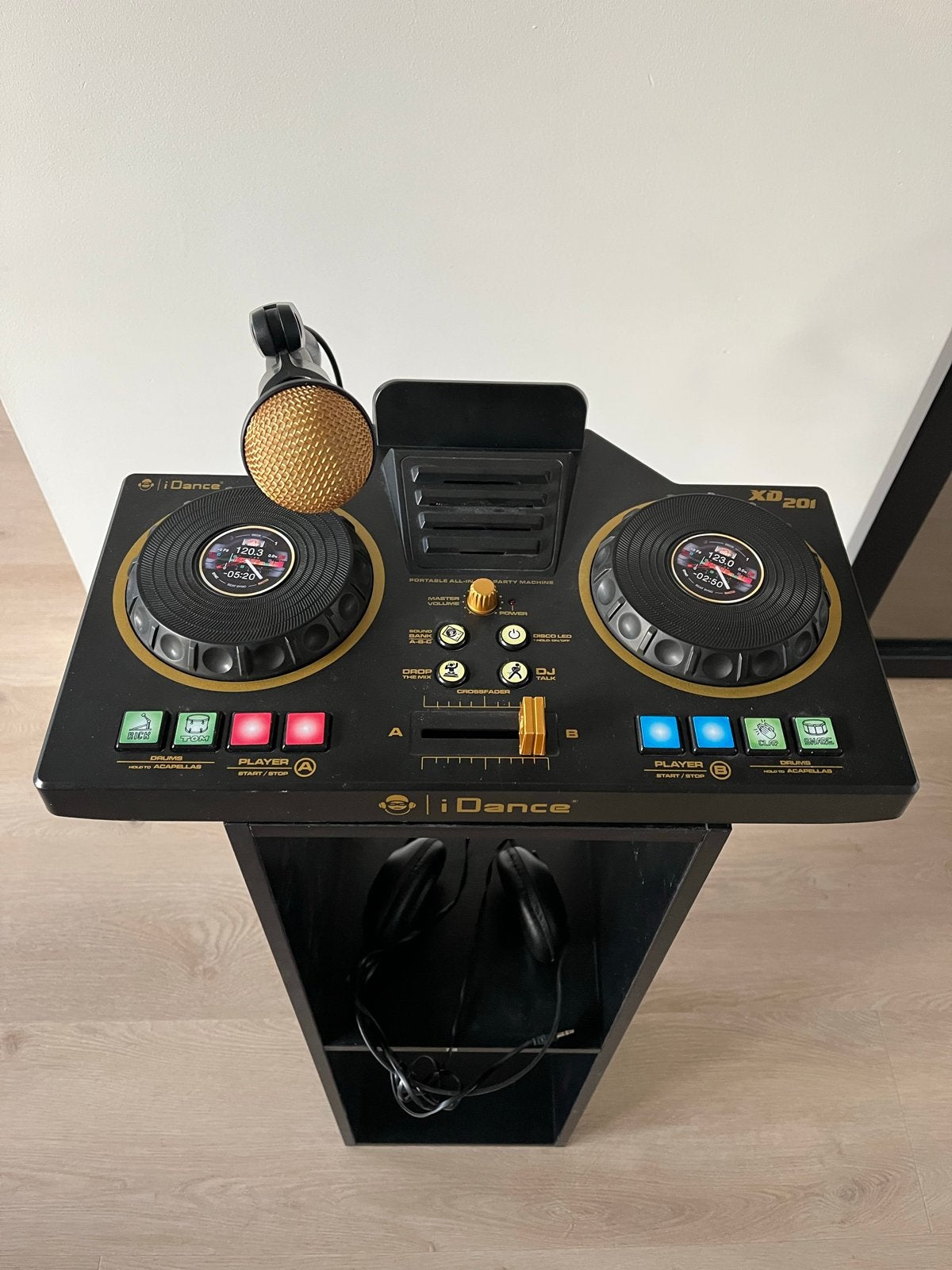 iDance XD201 DJ-set met microfoon en koptelefoon, Ophalen of Verzenden, Zo goed als nieuw, Dj-set, Overige merken