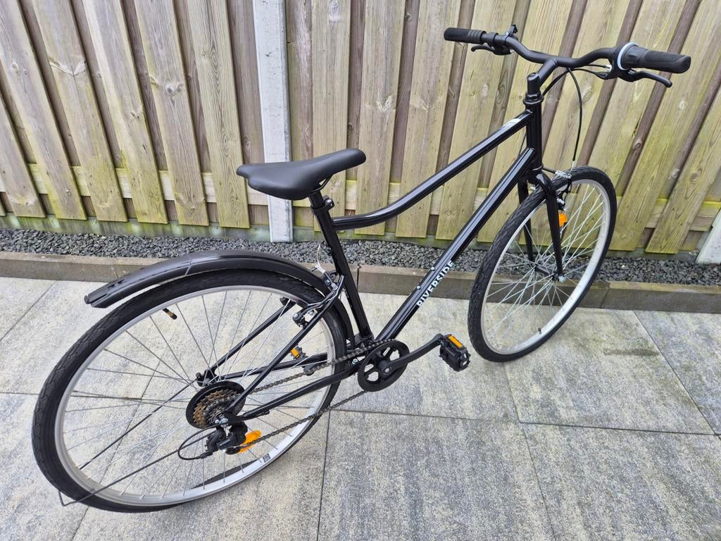 Decathlon Riverside RS100 herenfiets met 6 versnellingen, Fietsen en Brommers, Ophalen, Gebruikt, Overige merken, Versnellingen