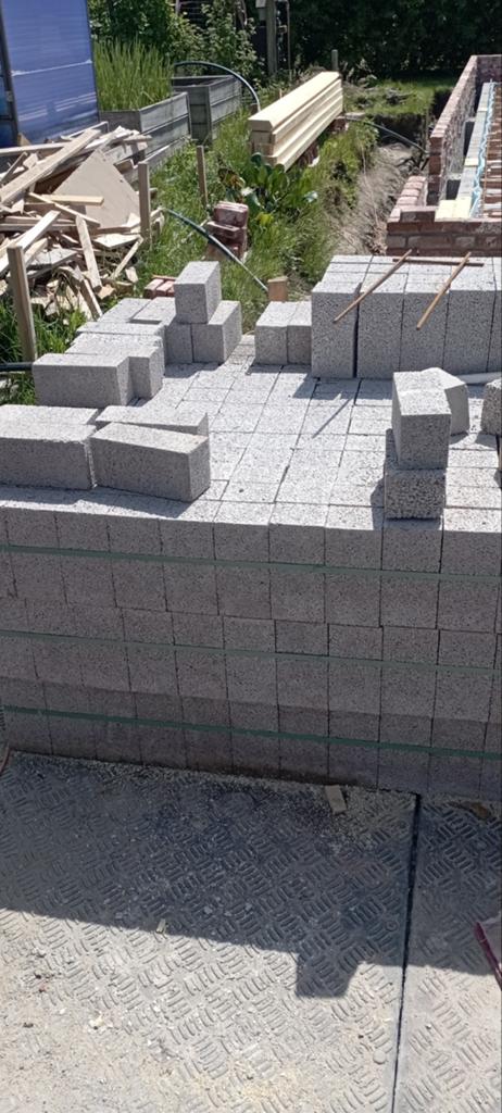 Nieuwe betonmetselstenen / betonstenen / betonblokken, Ophalen, Nieuw, Beton