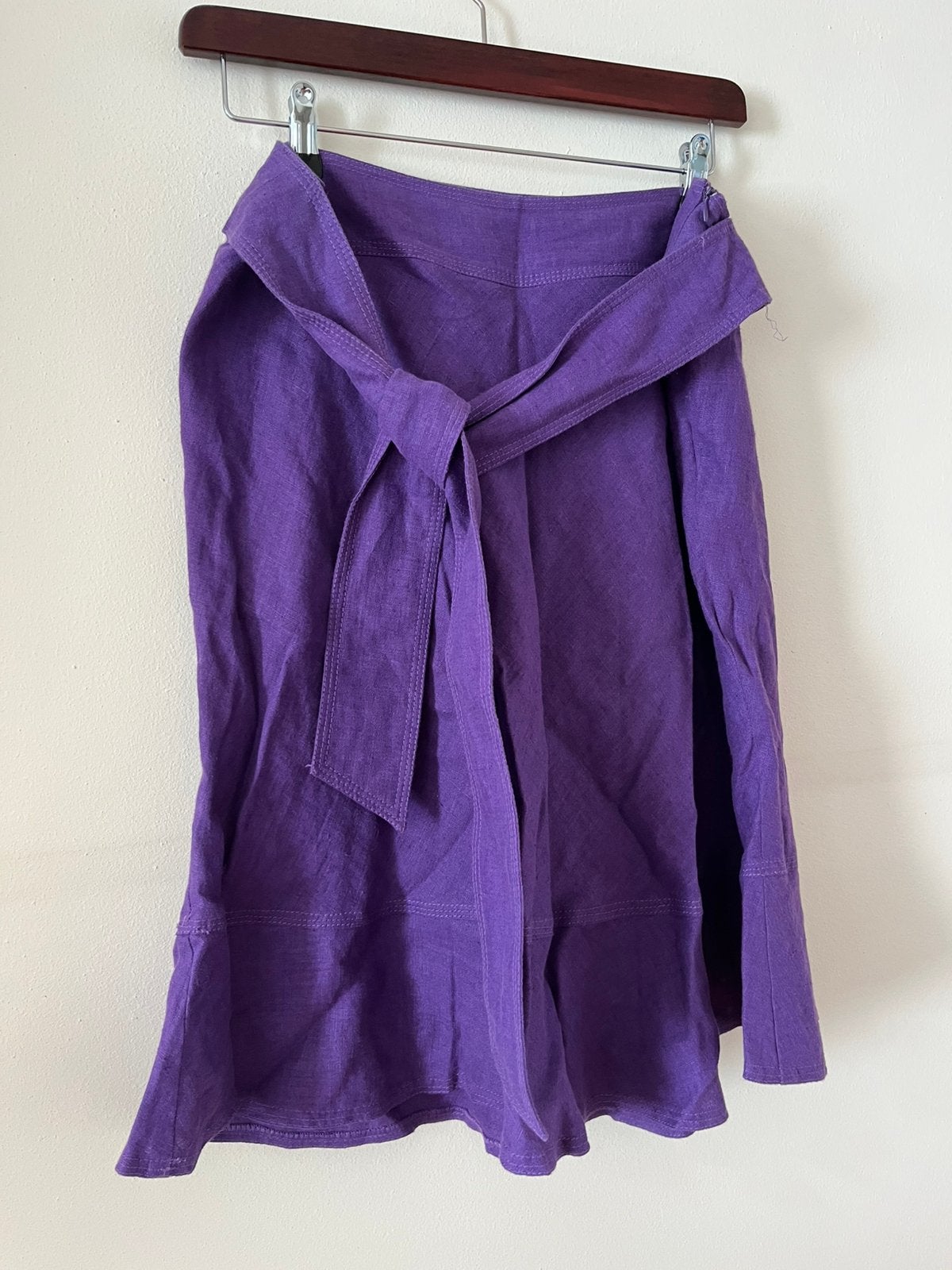 Paarse rok van LA LIGNA - Maat 44, Kleding | Dames, Paars, Maat 42/44 (L), Ophalen of Verzenden, Knielengte