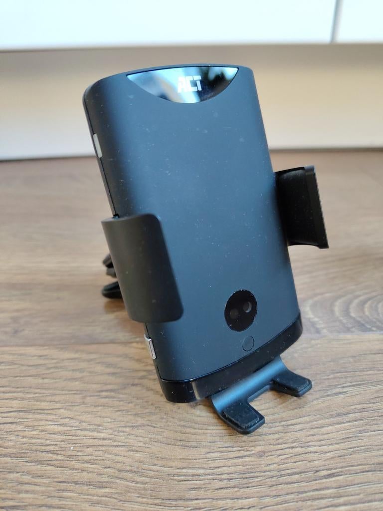 Telefoonhouder Auto met Draadloos Opladen - ACT, Ophalen of Verzenden, Zo goed als nieuw, Auto