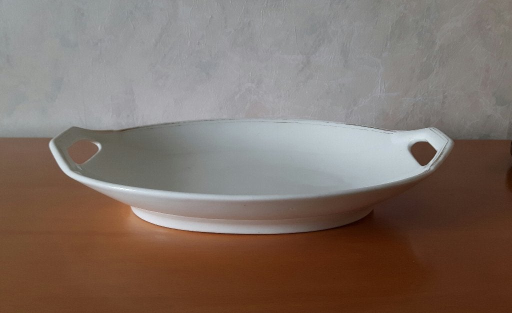 Antieke Porseleinen Schaal met Goudenrandje., Antiek en Kunst, Antiek | Schalen, Ophalen of Verzenden