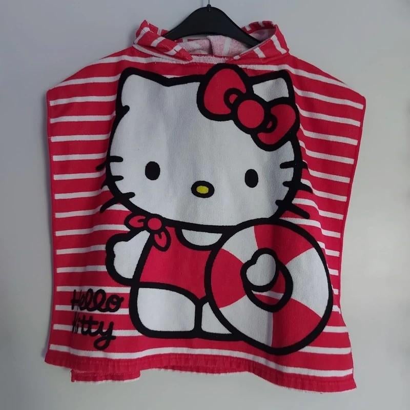 Hello Kitty handdoek cape badponcho kids, Meisje, One size, Nieuw, Ophalen of Verzenden